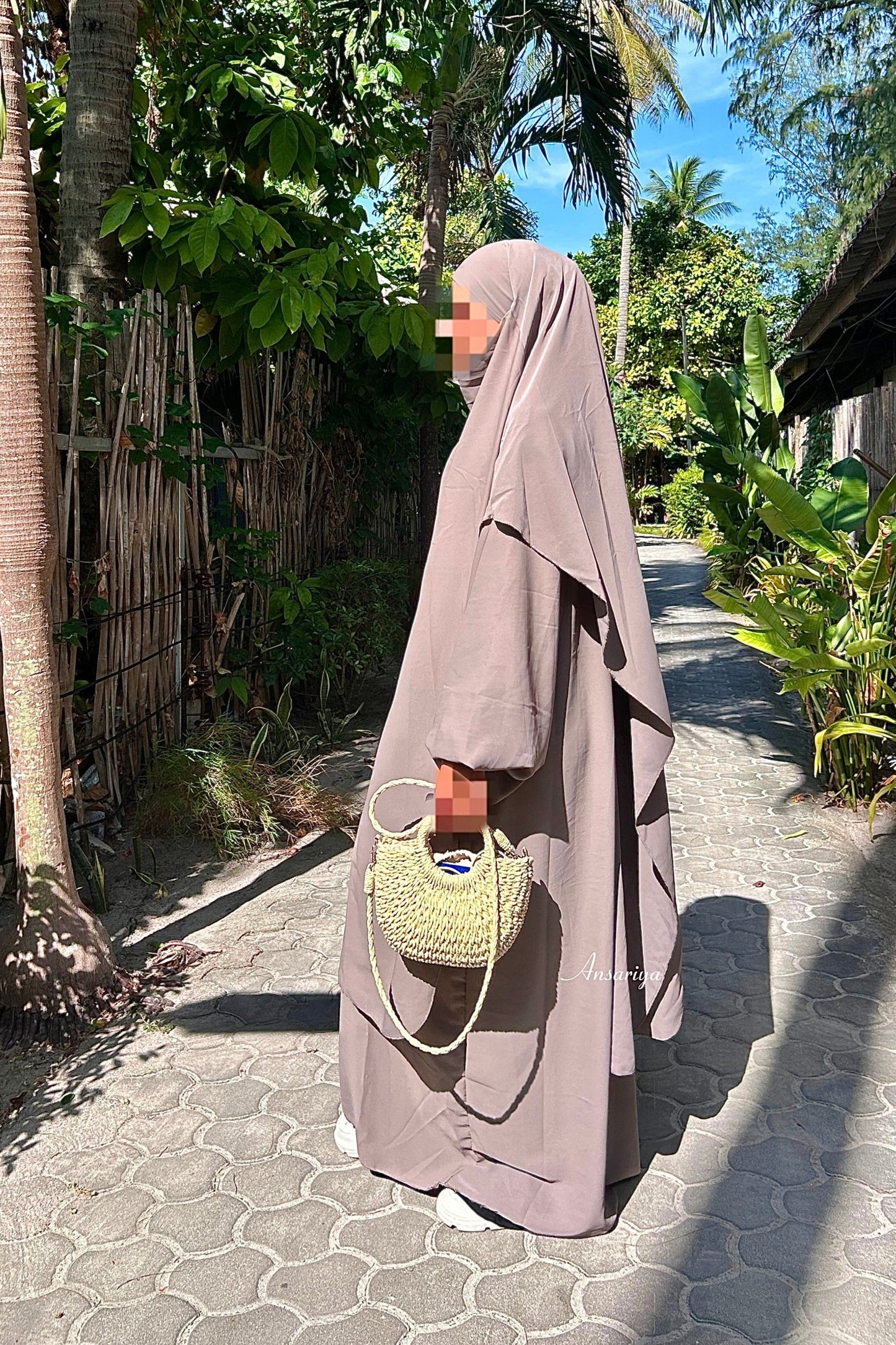 Abaya & Khimar "Aya" taupe