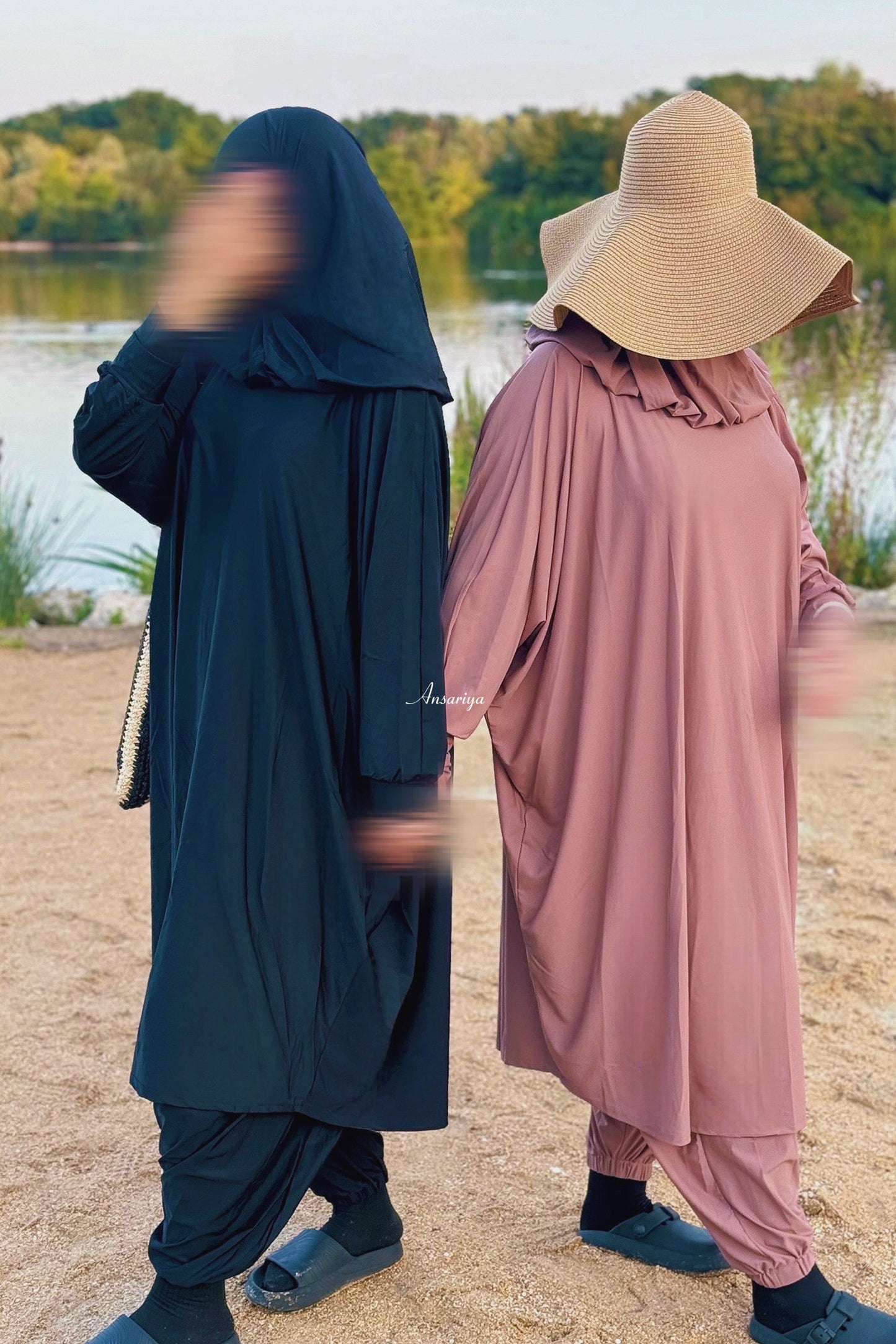 Burkini Vieux Rose