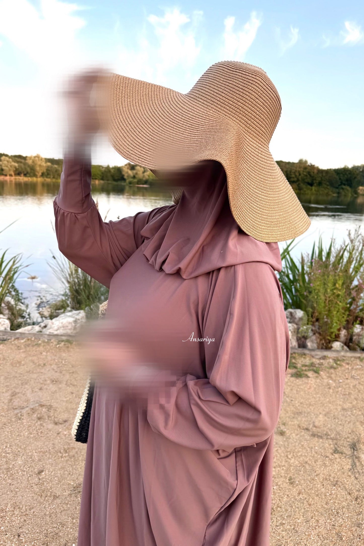 Burkini Vieux Rose