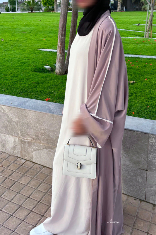 Kimono et Abaya "Sukari" beige|taupe