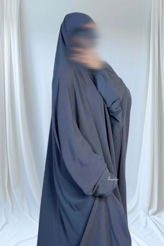 Jilbab "Noor" Gris foncé