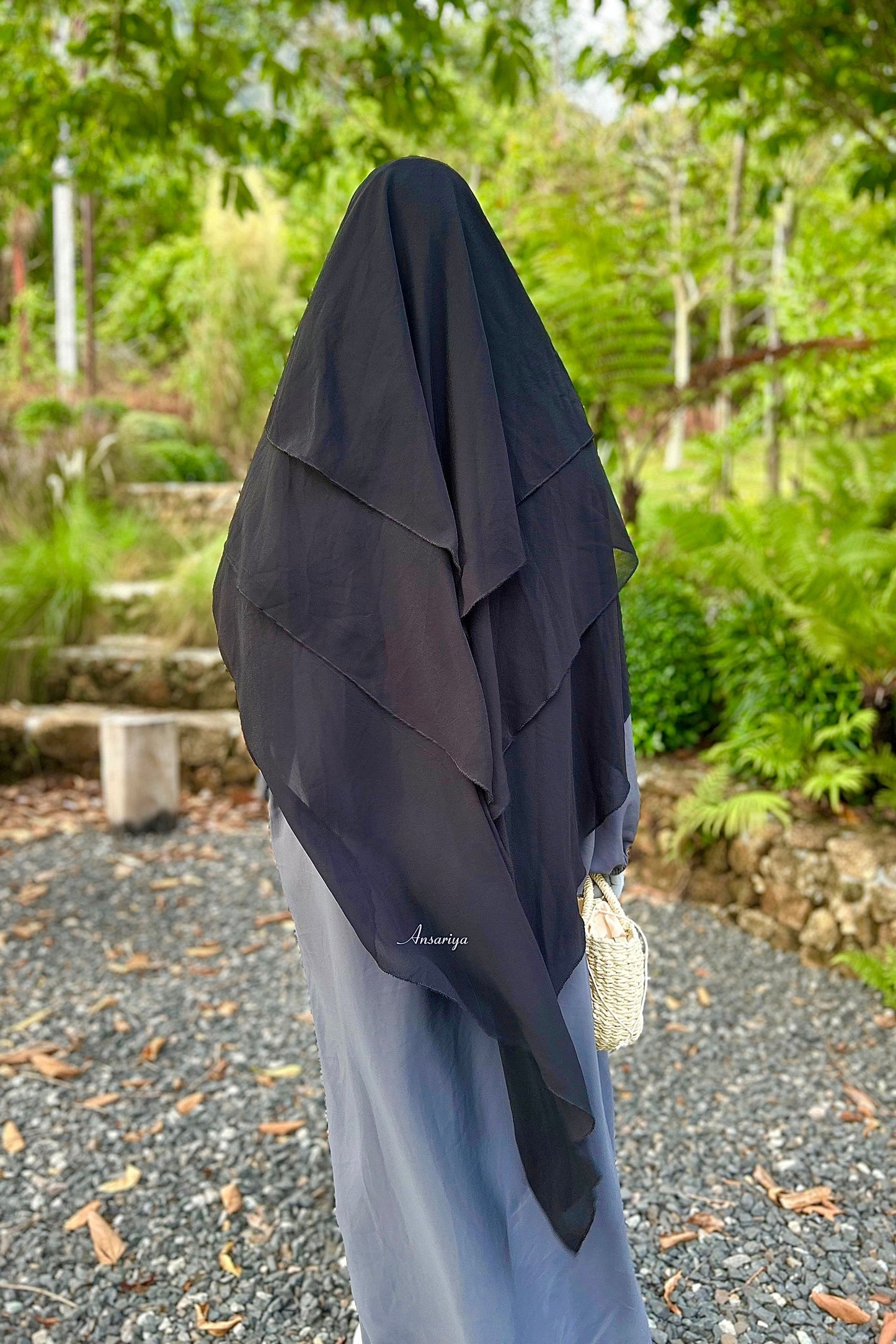 Khimar 3 sails "Basma" black