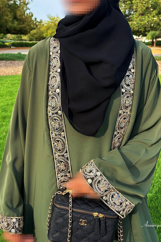 Ensemble "Soumaya" vert kaki